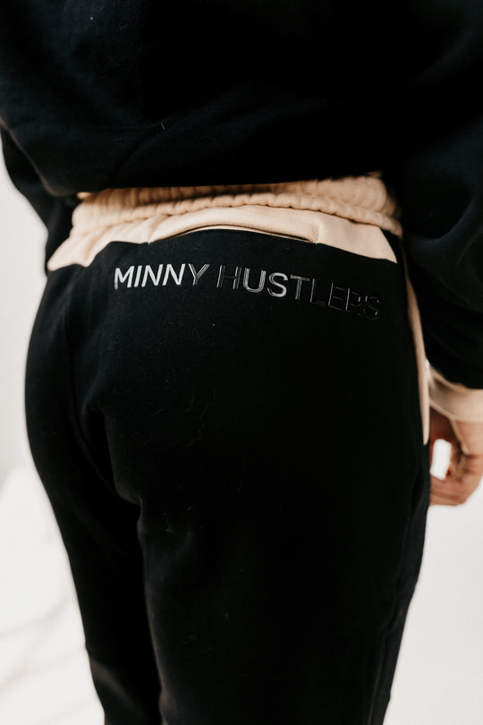 Hustlers Relaxed Lounge Sweat Pants [BLACK]