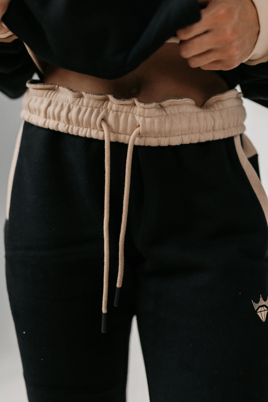Hustlers Relaxed Lounge Sweat Pants [BLACK]