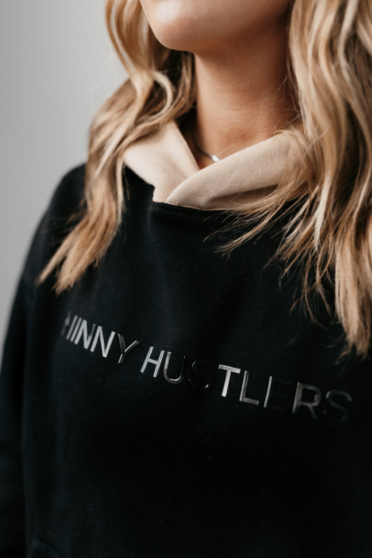 Hustlers Relaxed Lounge Hoodie [BLACK]