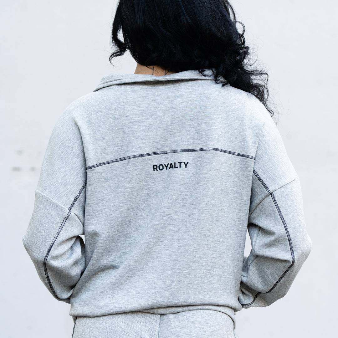 Aura Women’s Quarter Zip [ATHLETIC HEATHER]