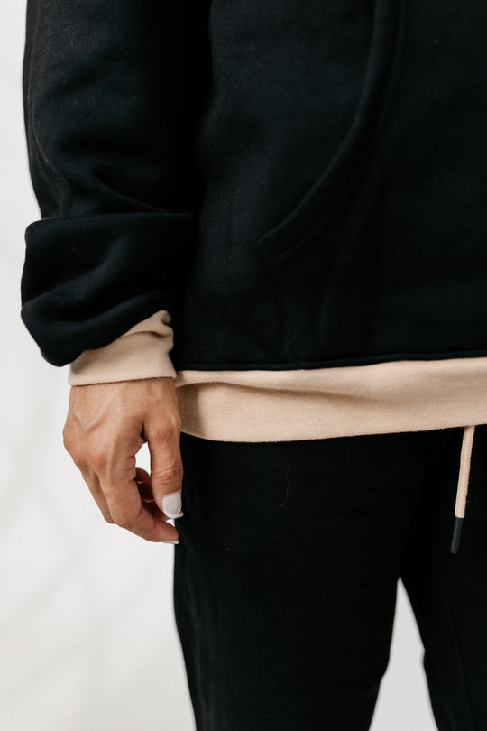 Hustlers Relaxed Lounge Hoodie [BLACK]