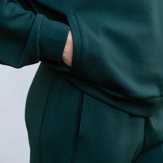 Aura Women’s Quarter Zip [EMERALD]