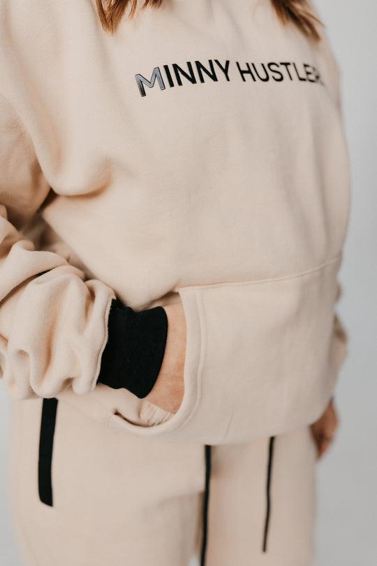 Hustlers Relaxed Lounge Hoodie [TAN]