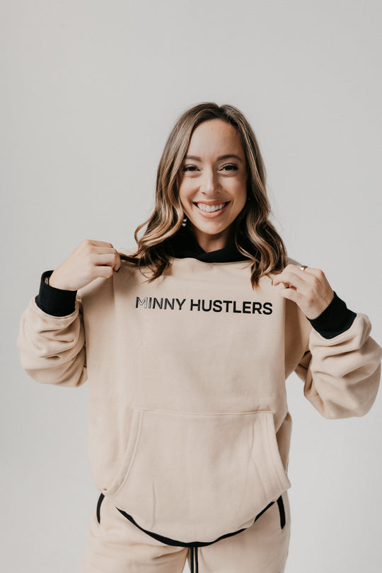 Hustlers Relaxed Lounge Hoodie [TAN]