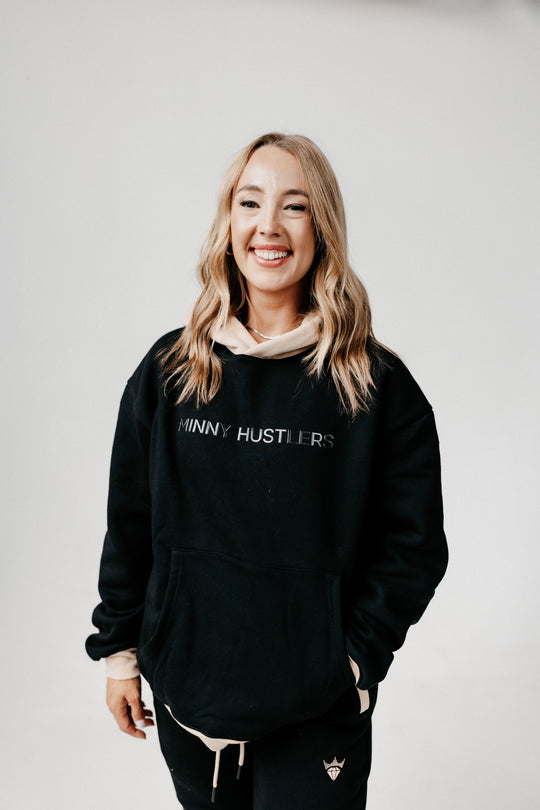 Hustlers Relaxed Lounge Hoodie [BLACK]