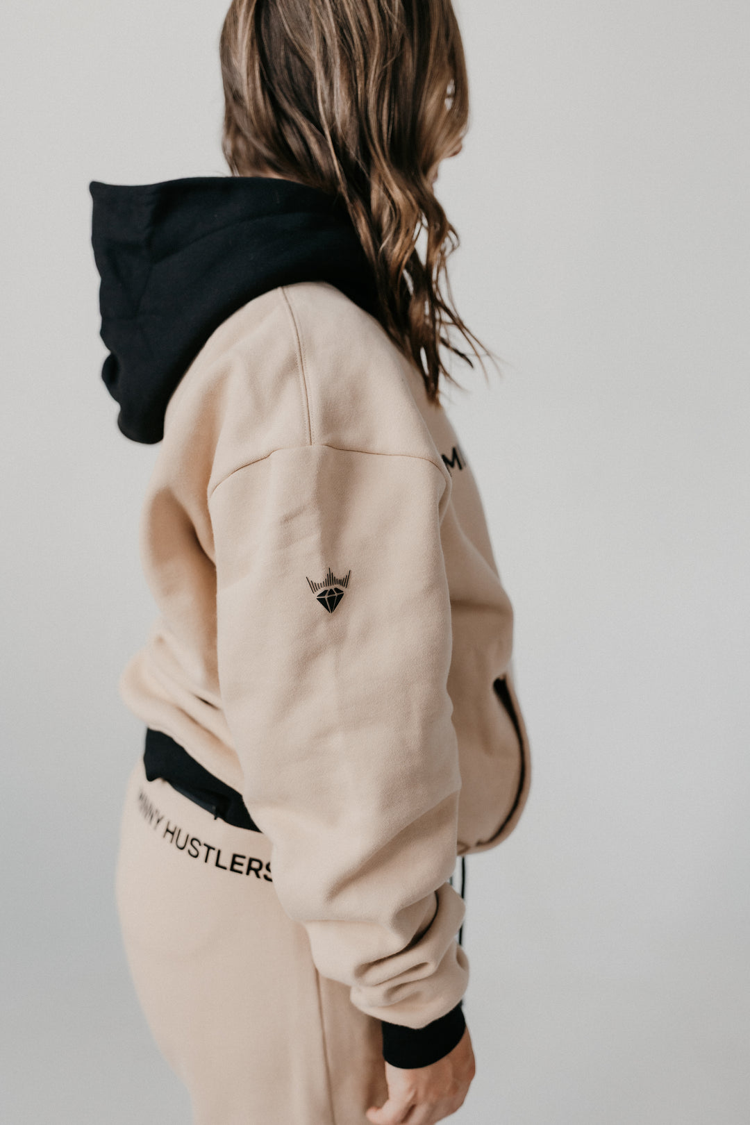 Hustlers Relaxed Lounge Hoodie [TAN]