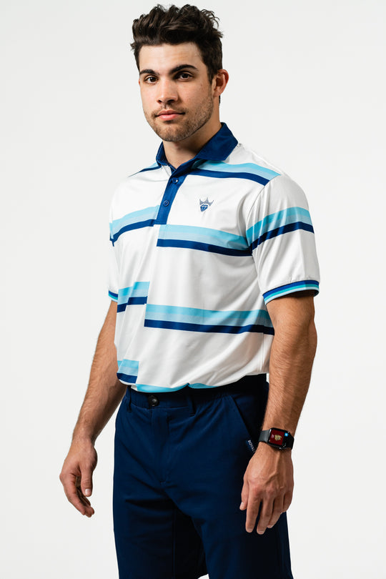 Triple Stripe Polo