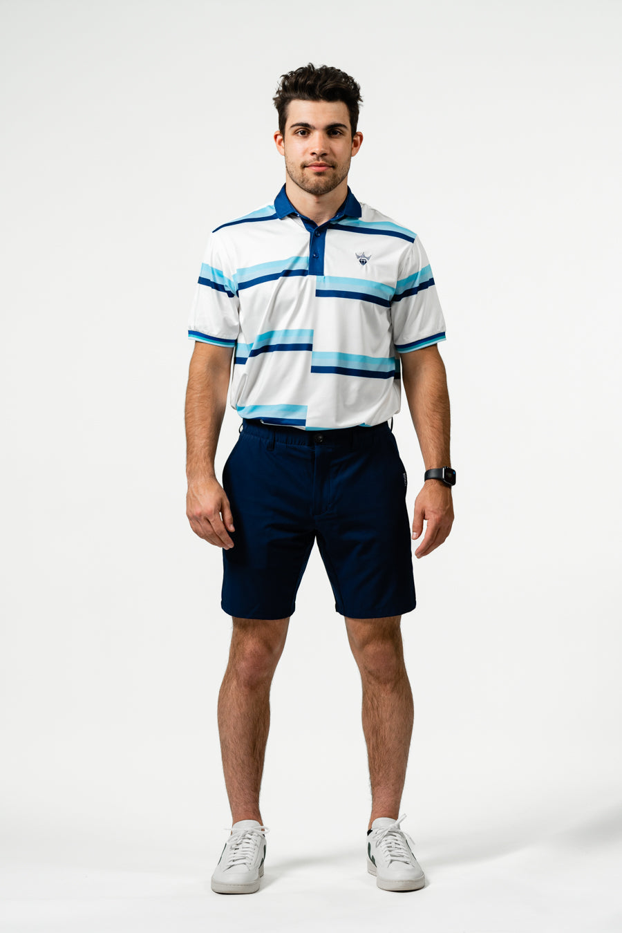 Triple Stripe Polo