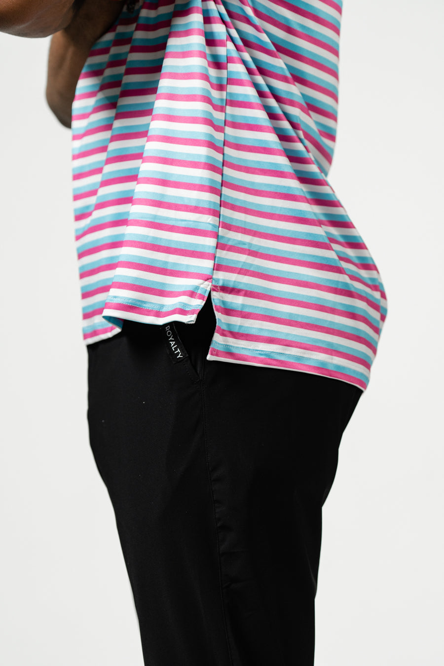 Double Stripes Polo | Miami Vice