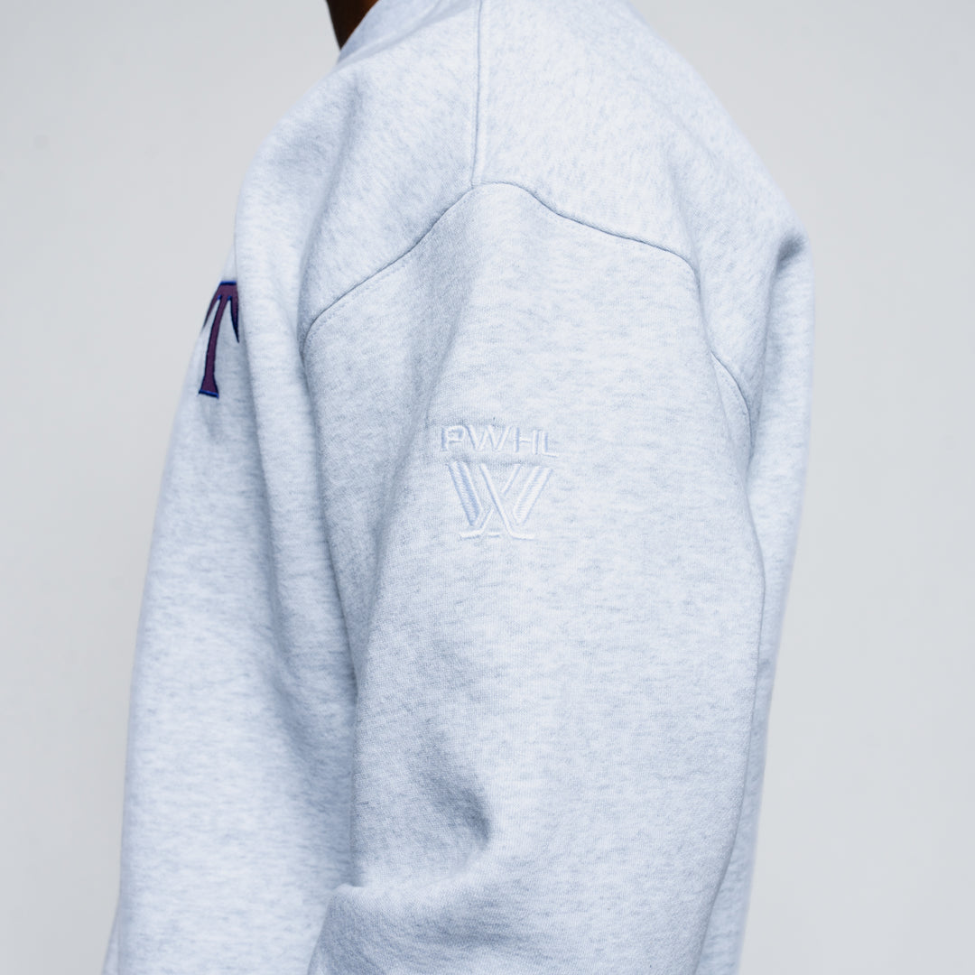 PWHL Authentic Team Gear Relaxed Crew | Embroidered