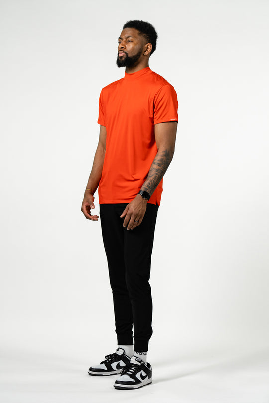 Lightweight Performance Mock Neck | Sunday Red