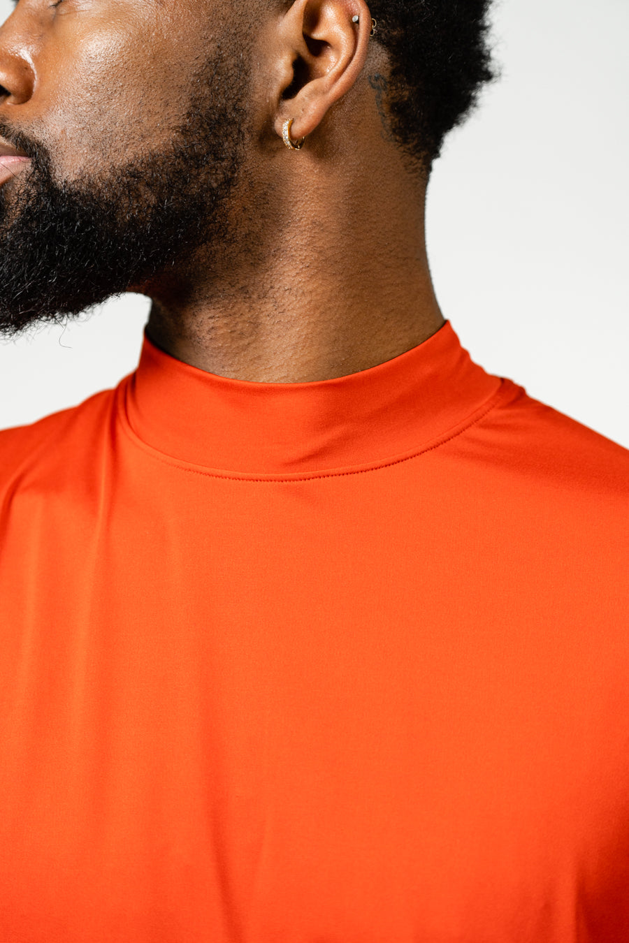 Lightweight Performance Mock Neck | Sunday Red