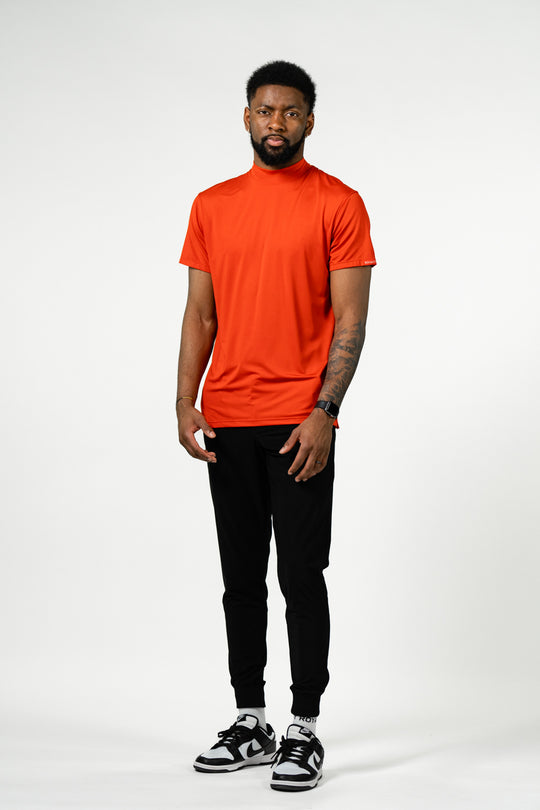 Lightweight Performance Mock Neck | Sunday Red