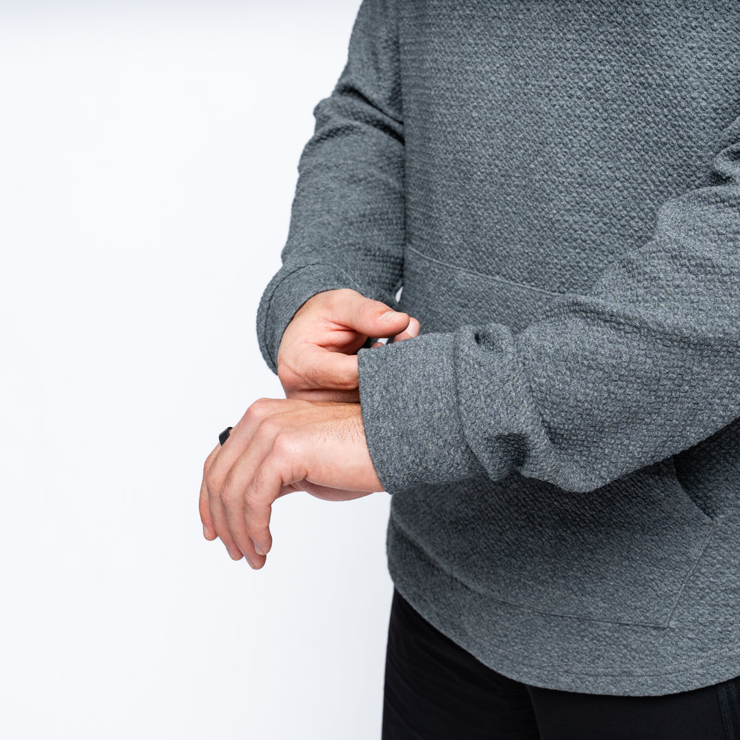 Waffle Hoodie [DARK HEATHER]