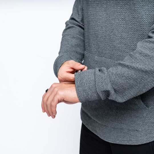 Waffle Hoodie [DARK HEATHER]