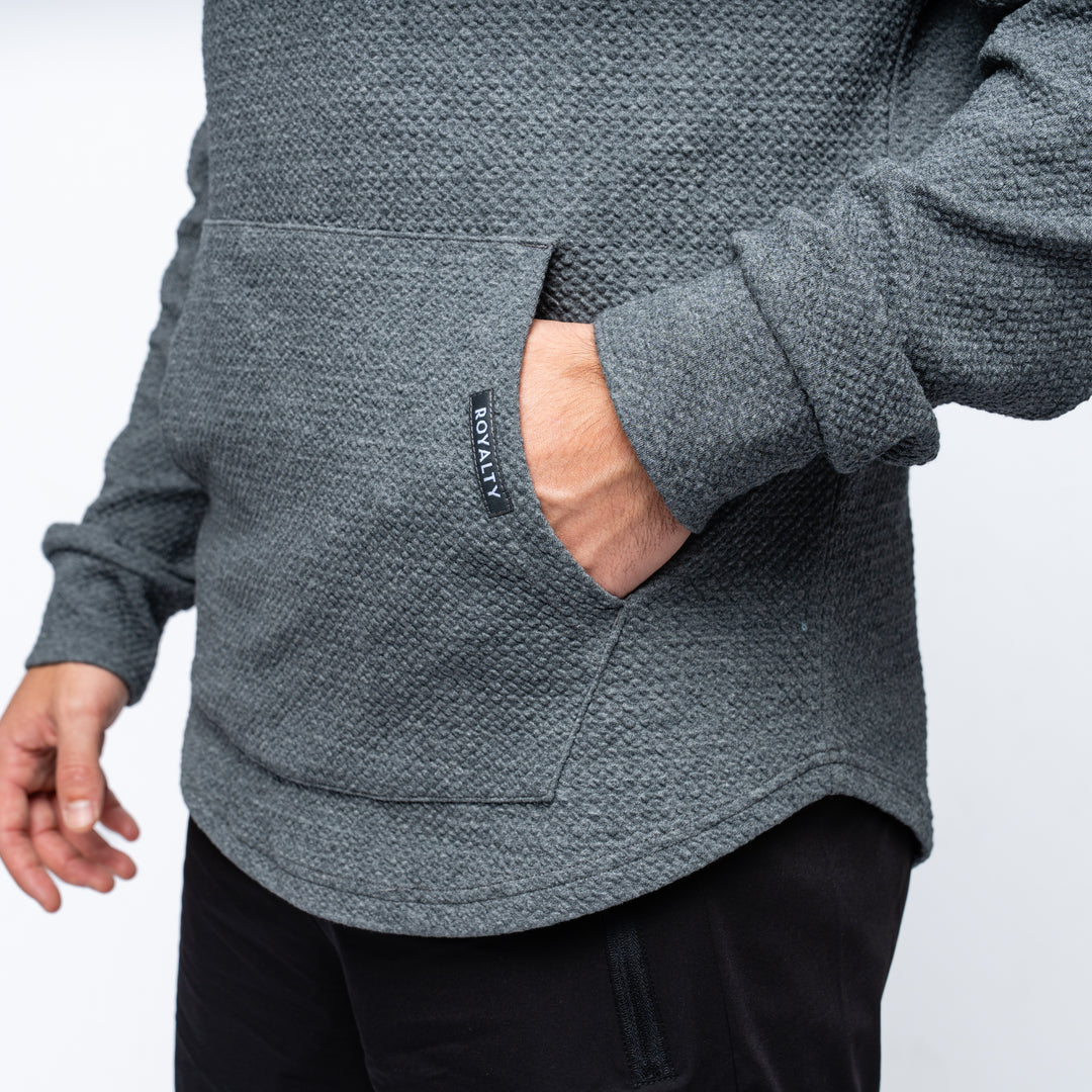 Waffle Hoodie [DARK HEATHER]