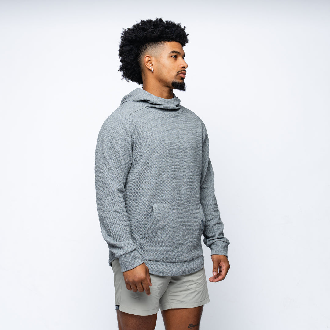 Waffle Hoodie [LIGHT HEATHER]