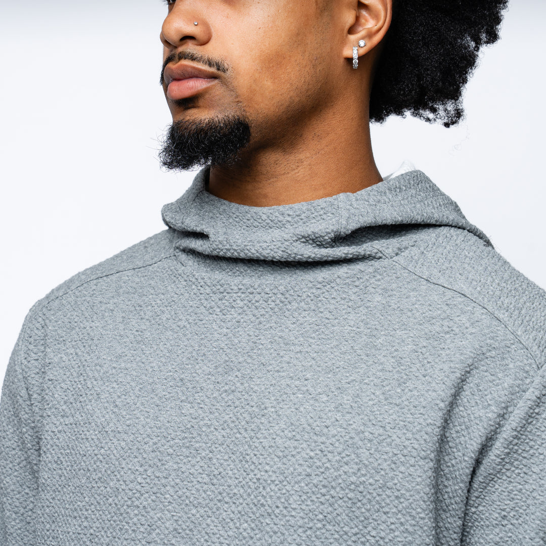 Waffle Hoodie [LIGHT HEATHER]