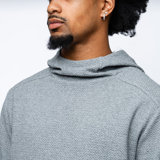 Waffle Hoodie [LIGHT HEATHER]