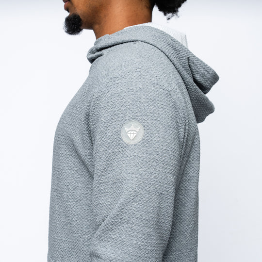 Waffle Hoodie [LIGHT HEATHER]