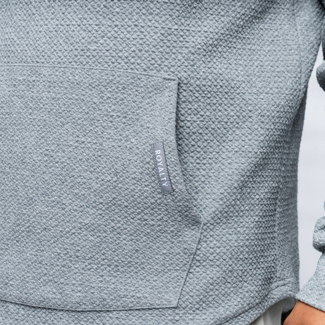 Waffle Hoodie [LIGHT HEATHER]