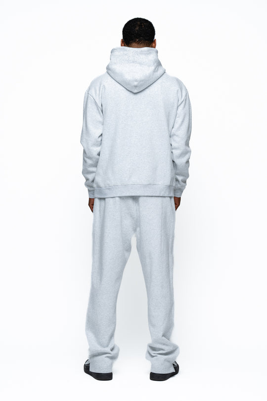Team Issued Relaxed Open Bottom Pant | White Heather