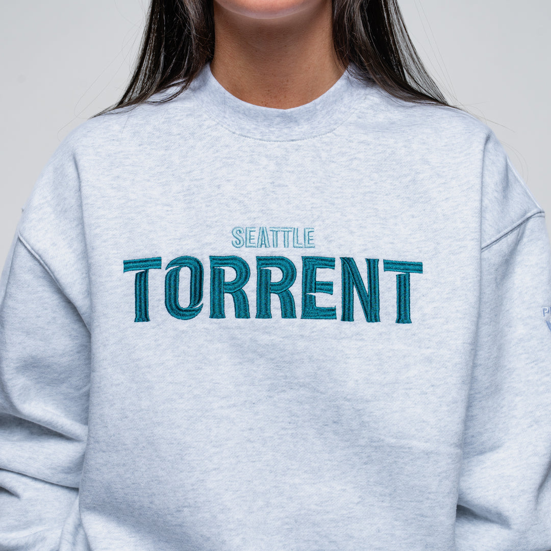 PWHL Authentic Team Gear Relaxed Crew | Embroidered