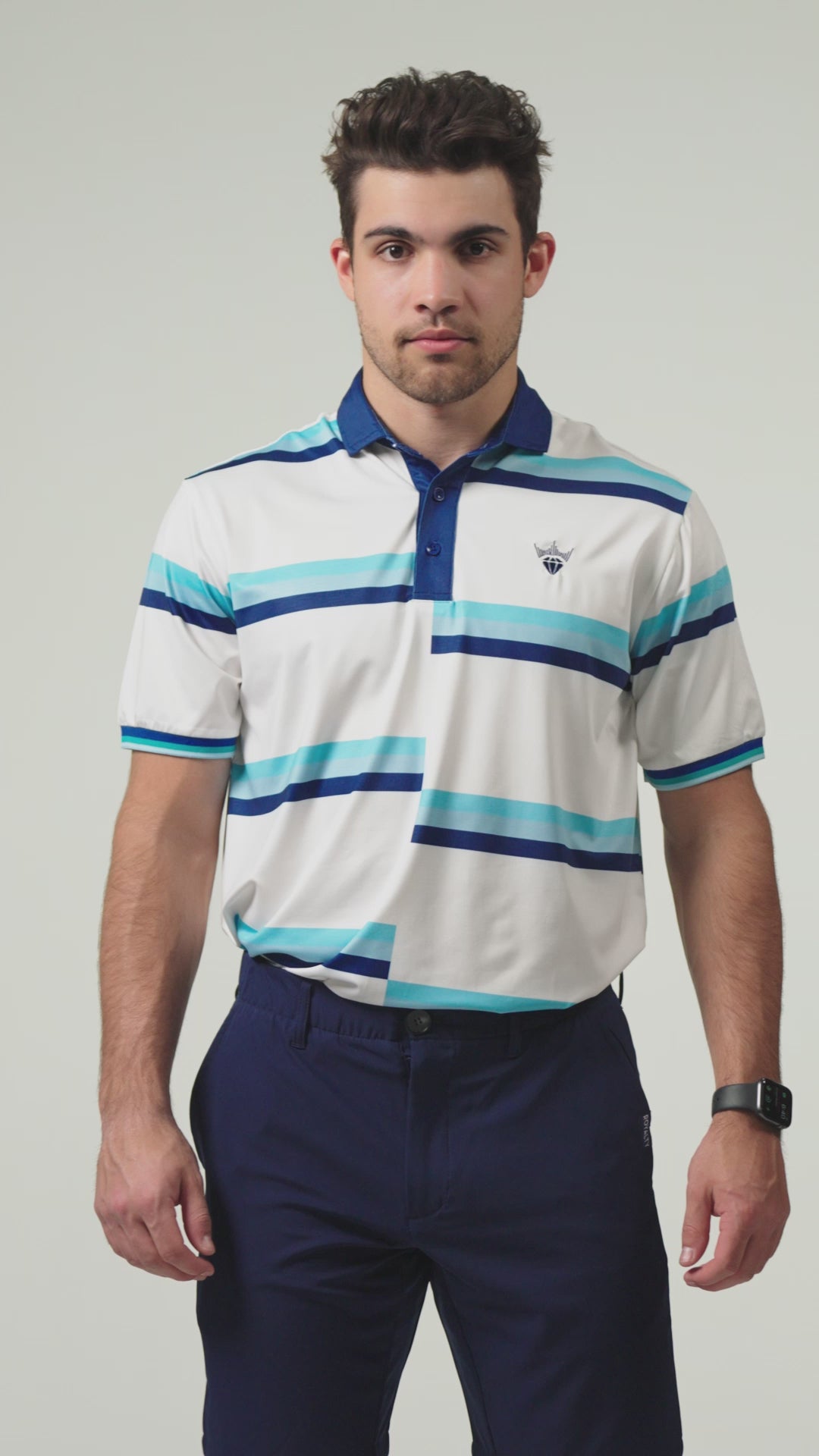 Triple Stripe Polo